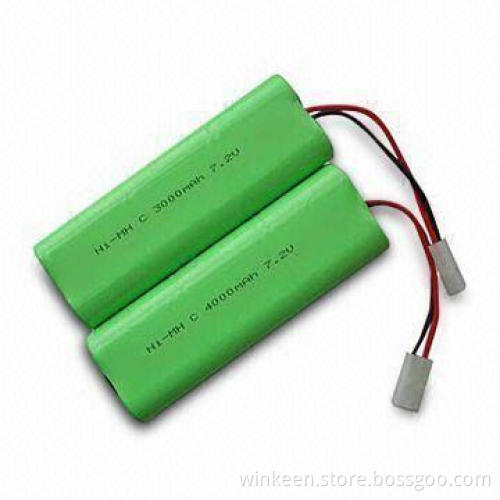NiMH Battery Pack with 4.8V Nominal Voltage and Capacity of 700mAh, Assembled with UL Approved Cell